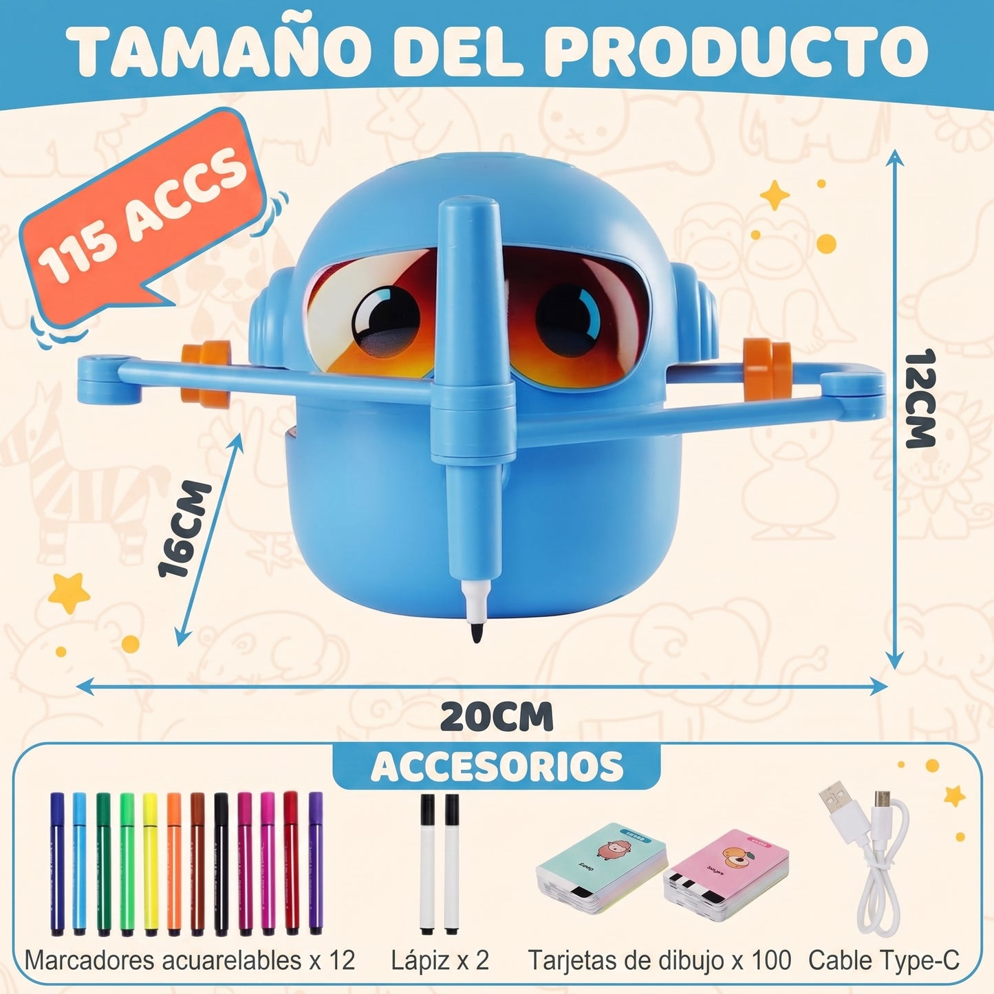 El Robot que Enseña a tu Hijo a Dibujar, Sin Pantallas