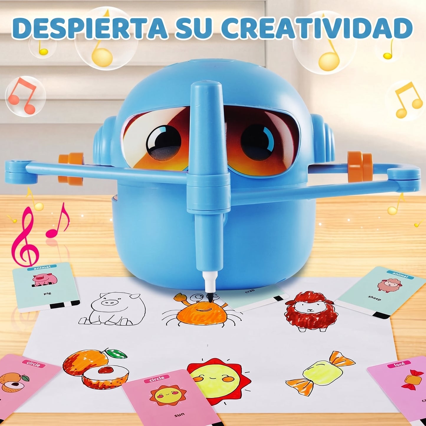 El Robot que Enseña a tu Hijo a Dibujar, Sin Pantallas