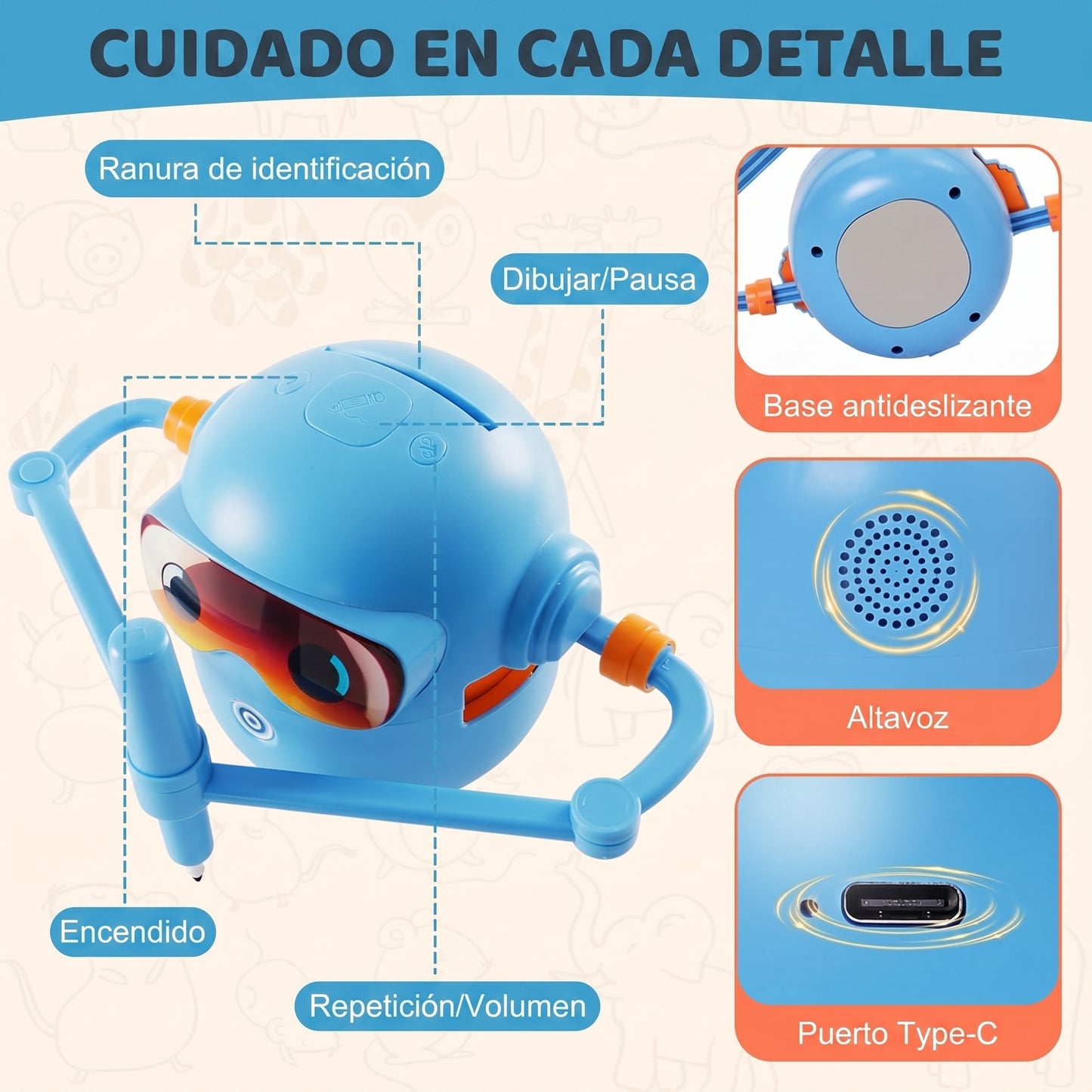 El Robot que Enseña a tu Hijo a Dibujar, Sin Pantallas